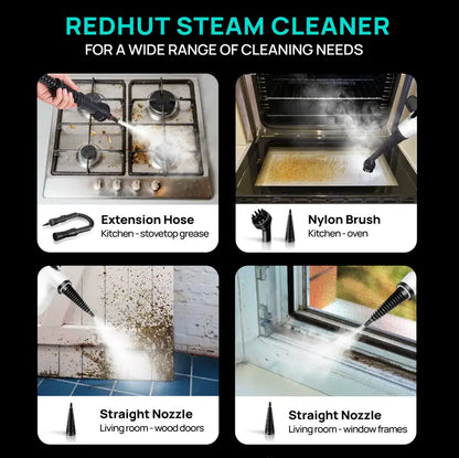 Portable Handheld Steam Cleaner, 1050W Chemical-Free Steamer for Kitchen, Bathroom & Car