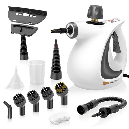 Portable Handheld Steam Cleaner, 1050W Chemical-Free Steamer for Kitchen, Bathroom & Car