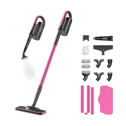 7-in-1 Steam Cleaning System, Detachable Steam Mop for Floors, Grout, Windows & More