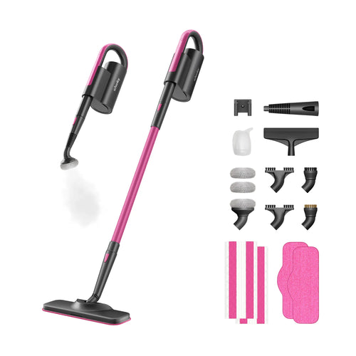 7-in-1 Steam Cleaning System, Detachable Steam Mop for Floors, Grout, Windows & More