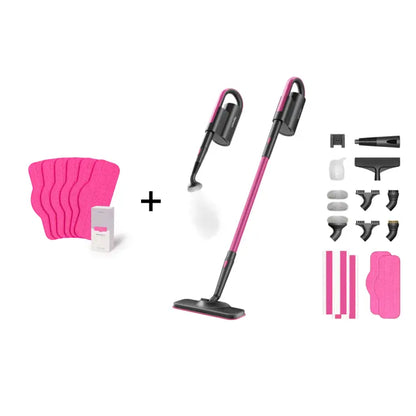 7-in-1 Steam Cleaning System, Detachable Steam Mop for Floors, Grout, Windows & More