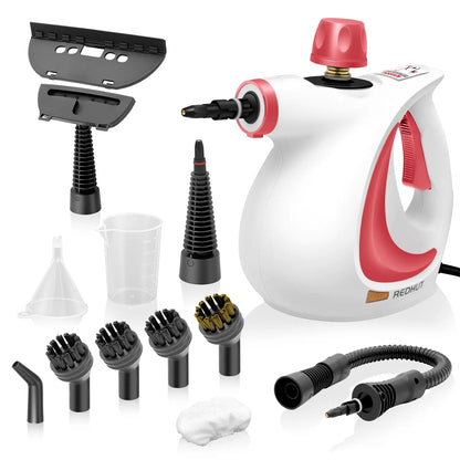 Portable Handheld Steam Cleaner, 1050W Chemical-Free Steamer for Kitchen, Bathroom & Car